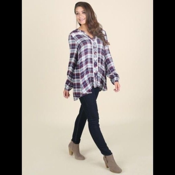 Altar'd State Tops - Altar'd State Southern Belle Tunic Top S